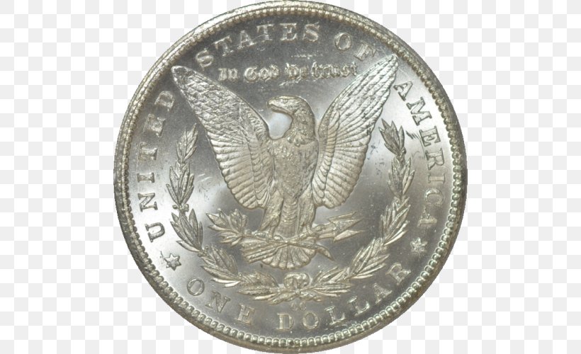 Morgan Dollar Coin Quarter Nickel United States Dollar, PNG, 500x500px, Morgan Dollar, Apmex, Coin, Currency, Dollar Coin Download Free