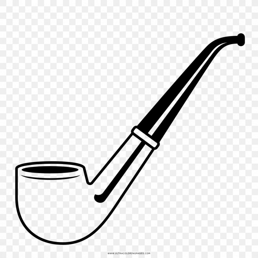 Tobacco Pipe Drawing Coloring Book, PNG, 1000x1000px, Tobacco Pipe, Black And White, Brand, Coloring Book, Drawing Download Free
