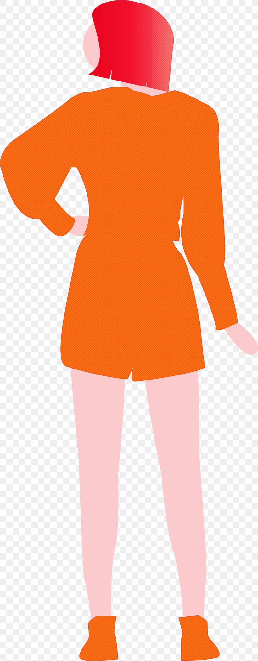Fashion Woman, PNG, 1170x3000px, Fashion Woman, Clothing, Dress, Human Leg, Orange Download Free
