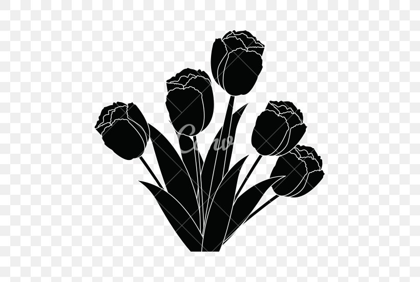 Flower Monochrome Photography, PNG, 550x550px, Flower, Black And White, Floral Design, Flowering Plant, Illustrator Download Free