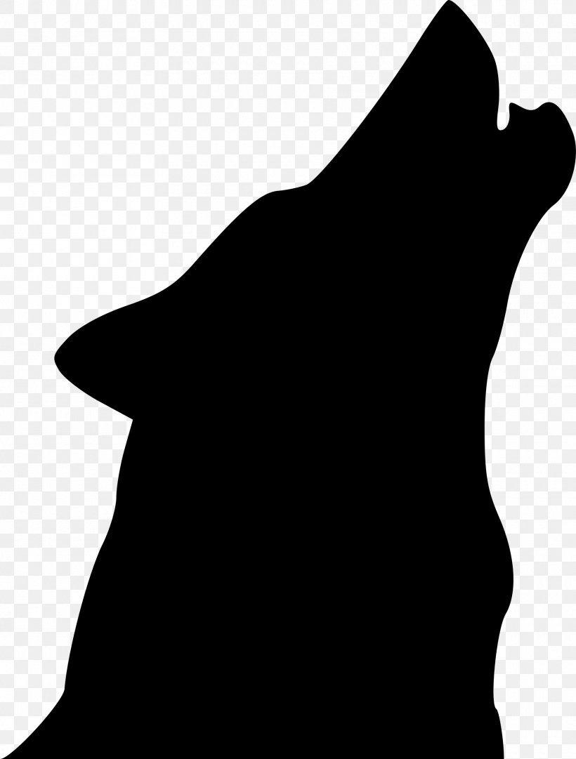 Gray Wolf Silhouette Clip Art, PNG, 1820x2400px, Gray Wolf, Black, Black And White, Black Wolf, Carnivoran Download Free