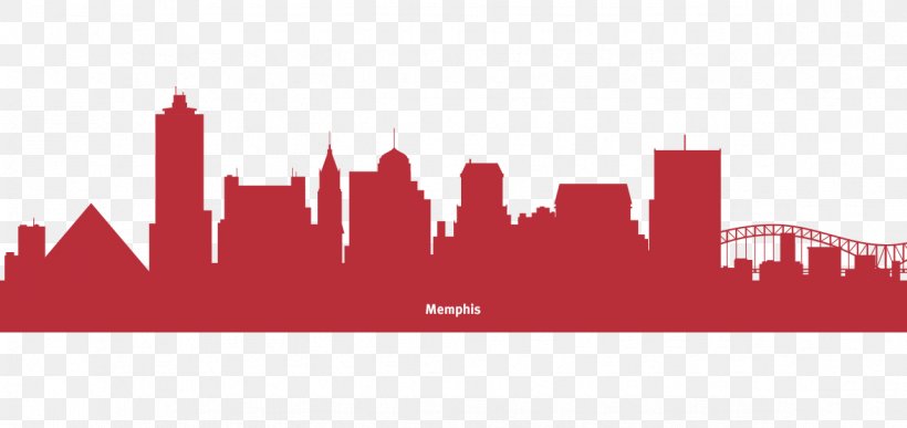 Memphis Skyline Silhouette, PNG, 1174x555px, Memphis, Brand, City, Drawing, Royaltyfree Download Free