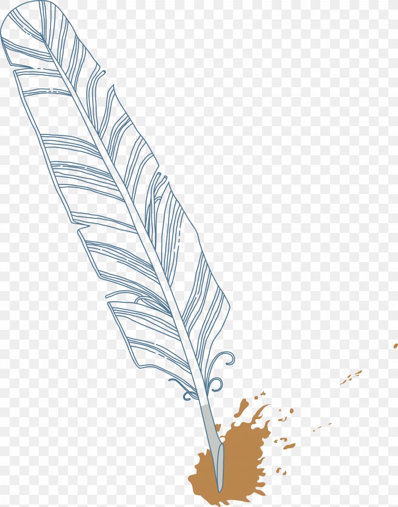Paper Quill Feather, PNG, 5942x7575px, Paper, Feather, Ink, Inkwell, Leaf Download Free