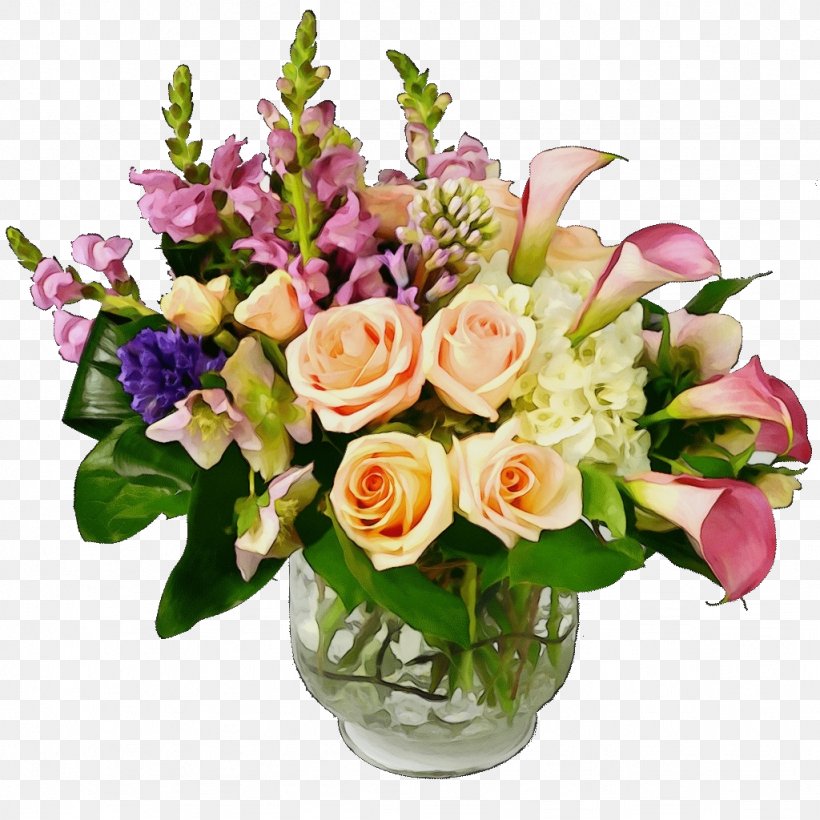 Watercolor Pink Flowers, PNG, 1024x1024px, Watercolor, Anthurium, Arrangement, Artificial Flower, Basket Download Free