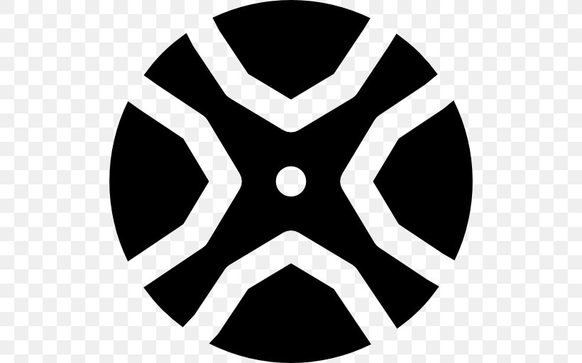 Alloy Wheel, PNG, 512x512px, Black White, Area, Black, Black And White, Logo Download Free