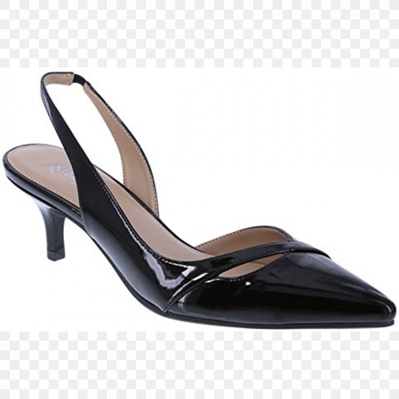 High-heeled Shoe Wedge Court Shoe Slingback, PNG, 1200x1200px, Highheeled Shoe, Basic Pump, Black, Boot, Bridal Shoe Download Free