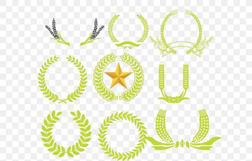 Olive Wreath Euclidean Vector, PNG, 629x525px, Olive Wreath, Area, Business, Grass, Green Download Free