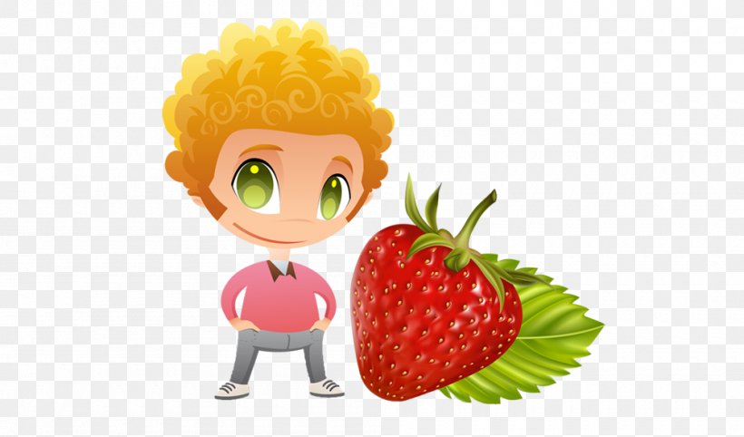 Strawberry Cartoon Download, PNG, 1000x588px, Strawberry, Aedmaasikas, Cartoon, Comics, Diet Food Download Free
