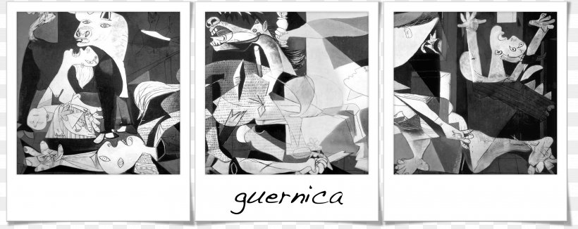 Bombing Of Guernica Painting Museo Nacional Centro De Arte Reina Sofía The Smoker, PNG, 3540x1409px, Guernica, Abstract Art, Art, Artist, Black Download Free