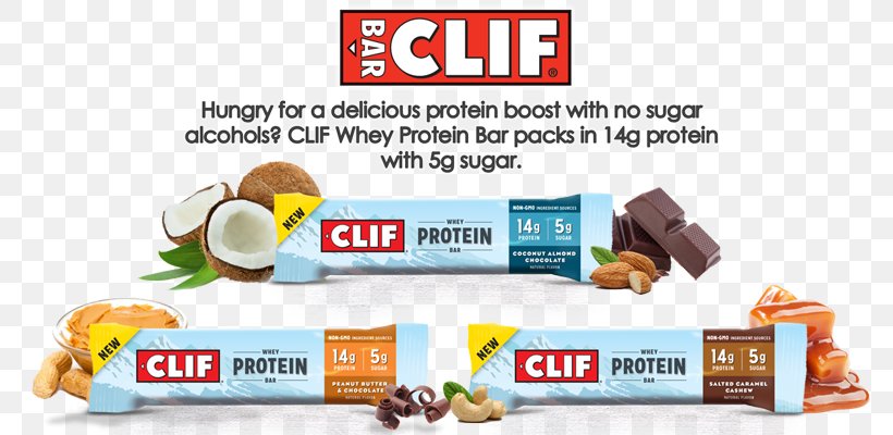 Clif Bar Whey Protein Bar Clif Bar & Company Advertising, PNG, 800x400px, Protein Bar, Advertising, Brand, Chocolate, Clif Bar Download Free