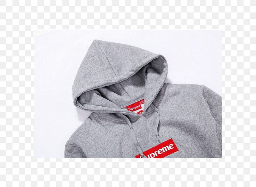 Hoodie T-shirt Supreme Sweater Grey, PNG, 600x600px, Hoodie, Blue, Collar, Grey, Hood Download Free