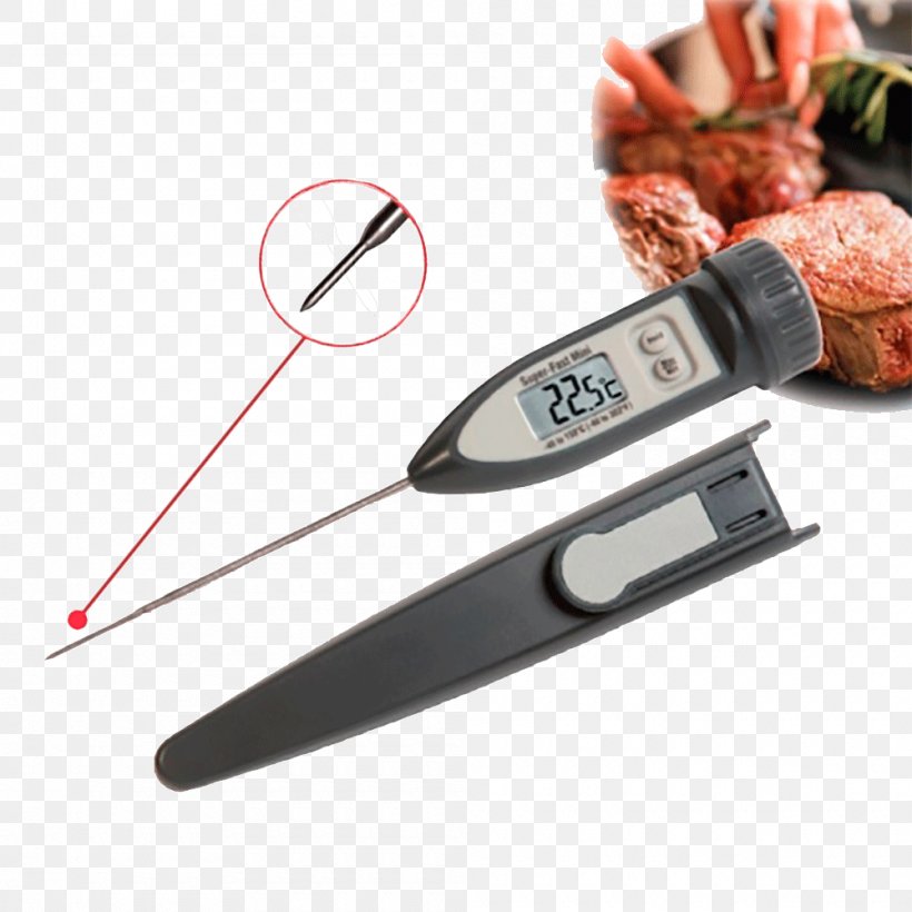 Measuring Instrument Meat Thermometer Termómetro Digital Sonda De Temperatura, PNG, 1000x1000px, Measuring Instrument, Analog Signal, Cool Store, Freezers, Function Download Free