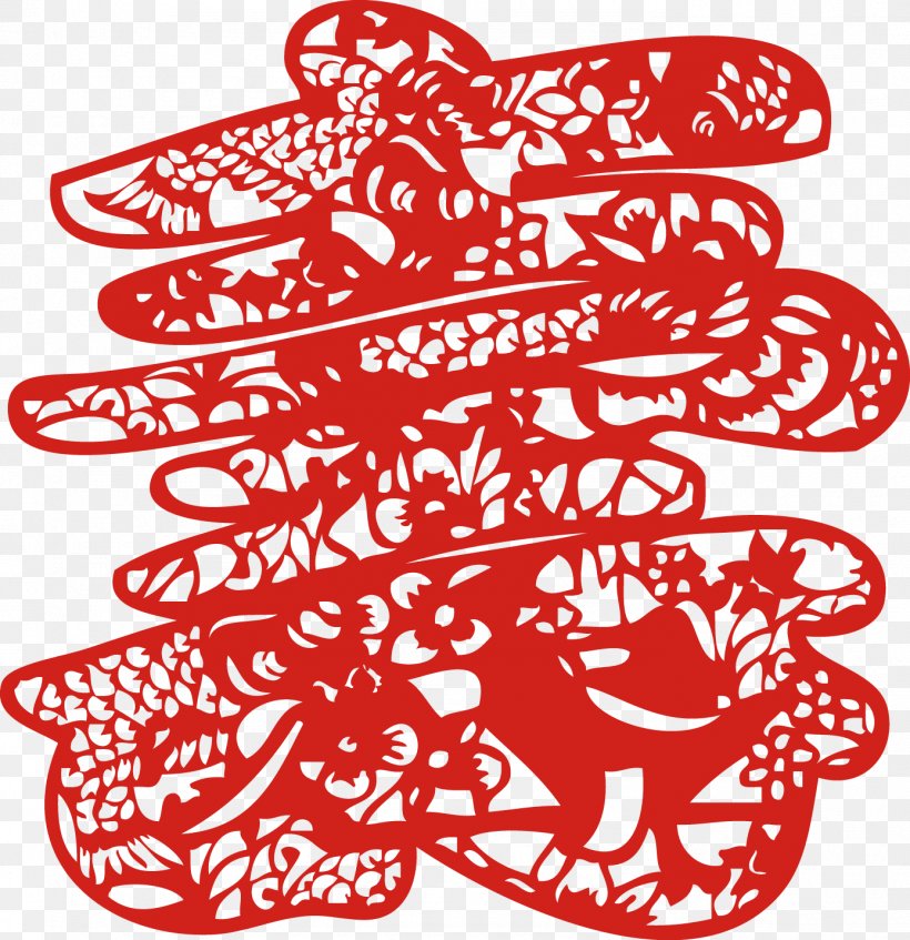 Papercutting Chinese New Year Fu New Years Day, PNG, 1387x1433px, Paper, Area, Black And White, Chinese New Year, Chinese Paper Cutting Download Free