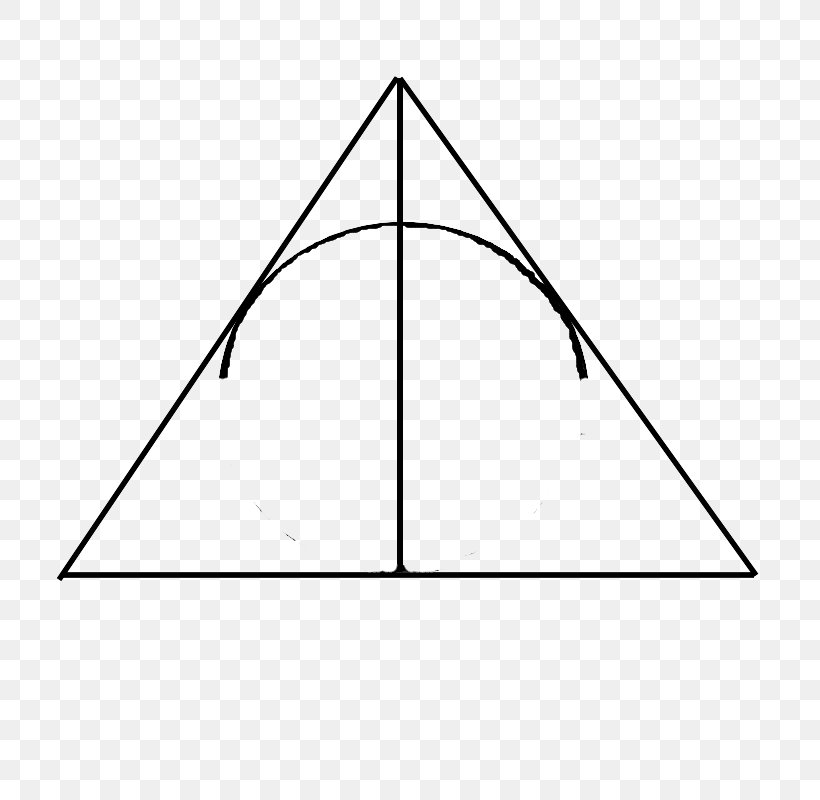Triangle Point Symmetry Line Art, PNG, 800x800px, Triangle, Area, Black And White, Line Art, Point Download Free