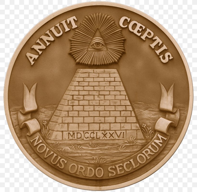Great Seal Of The United States Annuit Cœptis Coin Obverse And Reverse, PNG, 800x800px, United States, Coin, Currency, Eye Of Providence, Freemasonry Download Free
