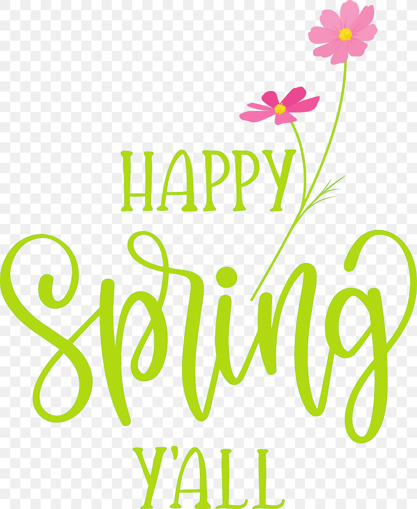 Happy Spring Spring, PNG, 2460x3000px, Happy Spring, Cut Flowers, Floral Design, Flower, Leaf Download Free