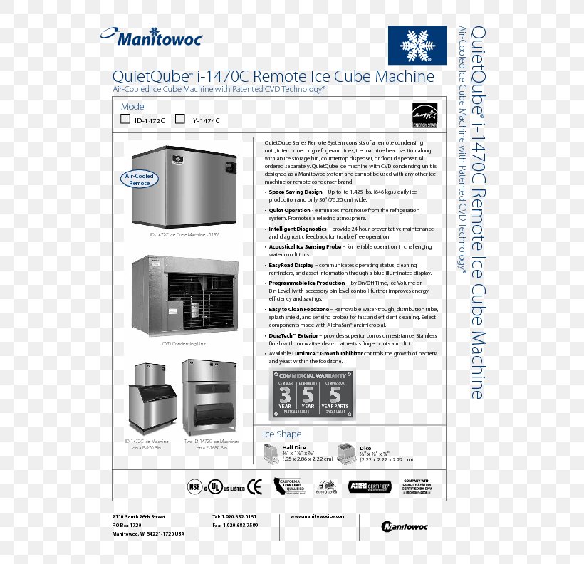 Ice Makers The Manitowoc Company Machine Condenser, PNG, 612x792px, Ice Makers, Computer Numerical Control, Condenser, Diagram, Electric Generator Download Free