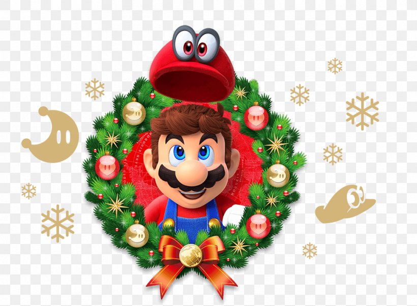 Wii U Nintendo Super Mario Bros. The Legend Of Zelda: Breath Of The Wild, PNG, 1088x800px, Wii U, Art, Christmas, Christmas Decoration, Christmas Ornament Download Free