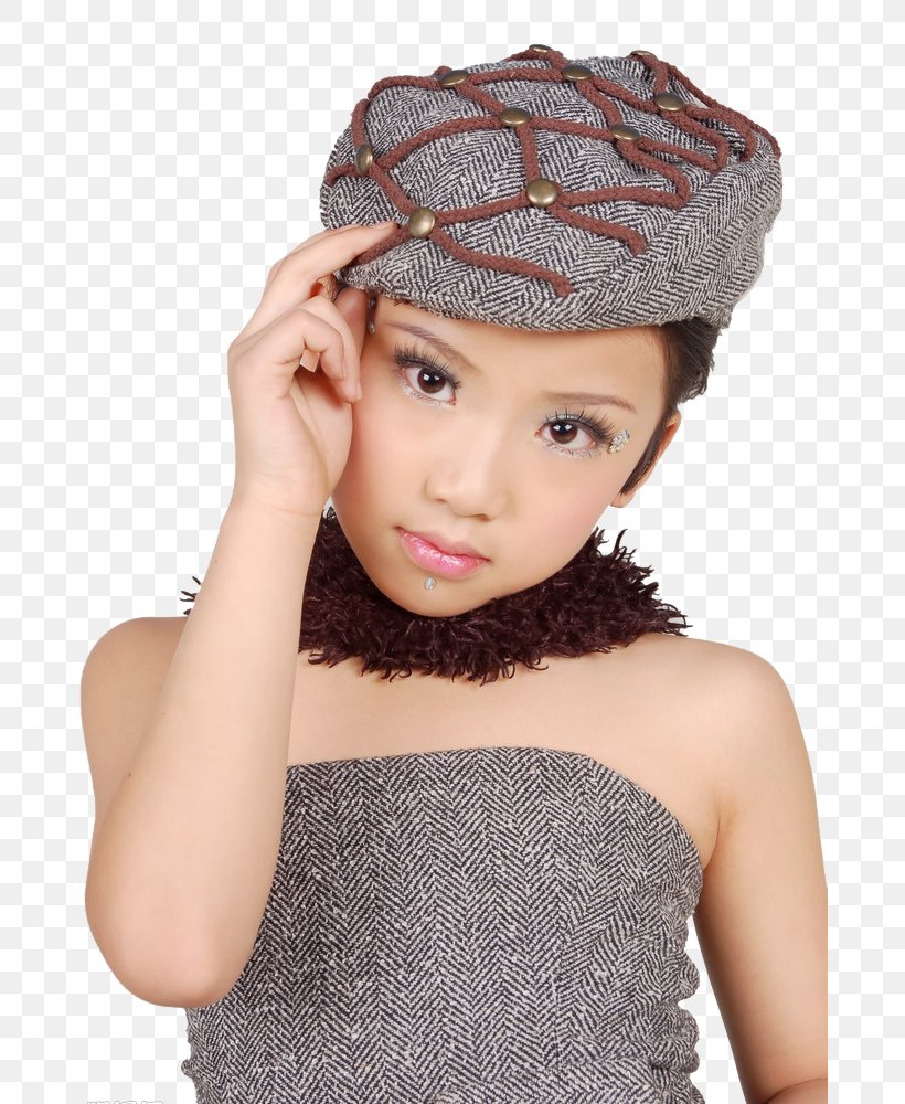 Woman With A Hat Knit Cap, PNG, 681x1000px, Woman With A Hat, Beanie, Brown Hair, Cap, Designer Download Free
