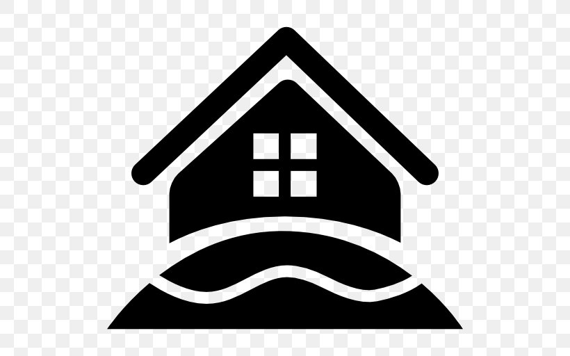 Building House Symbol, PNG, 512x512px, Building, Area, Black And White, Brand, Cottage Download Free
