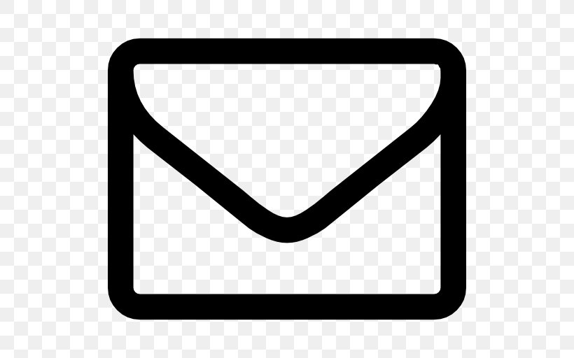 Envelope Mail, PNG, 512x512px, Envelope, Area, Black, Black And White, Email Download Free
