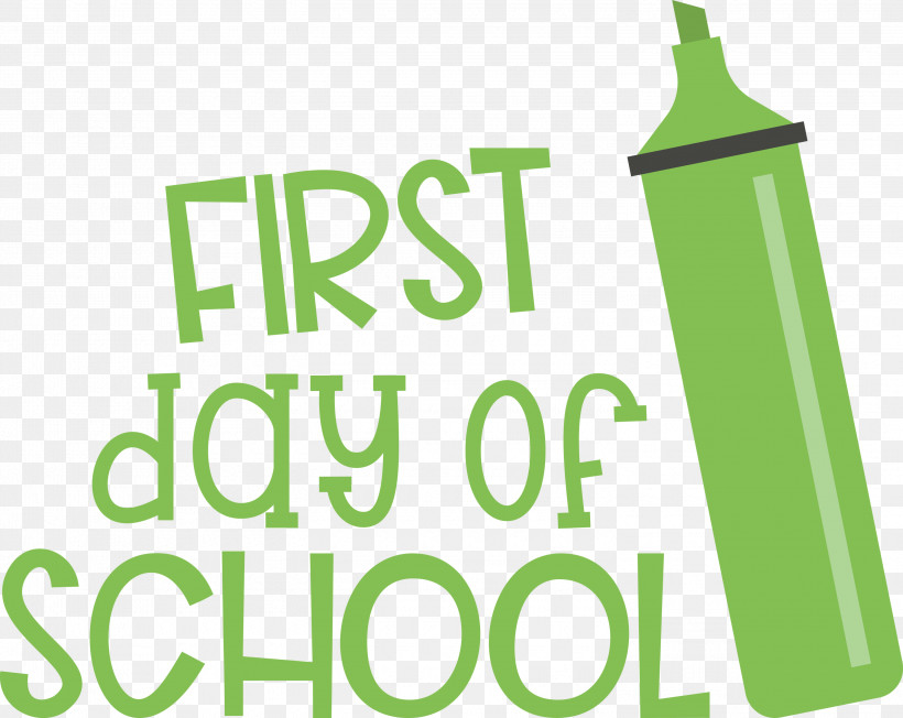 First Day Of School Education School, PNG, 3000x2386px, First Day Of School, Education, Geometry, Green, Line Download Free