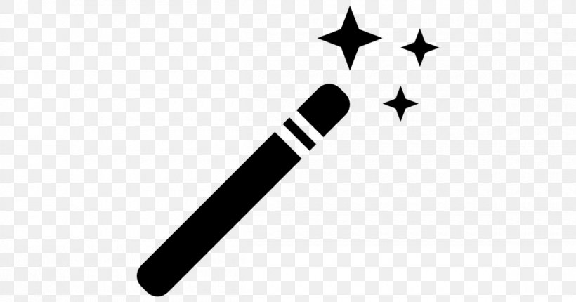 Wand Magic, PNG, 1200x630px, Wand, Black, Black And White, Icon Design, Magic Download Free