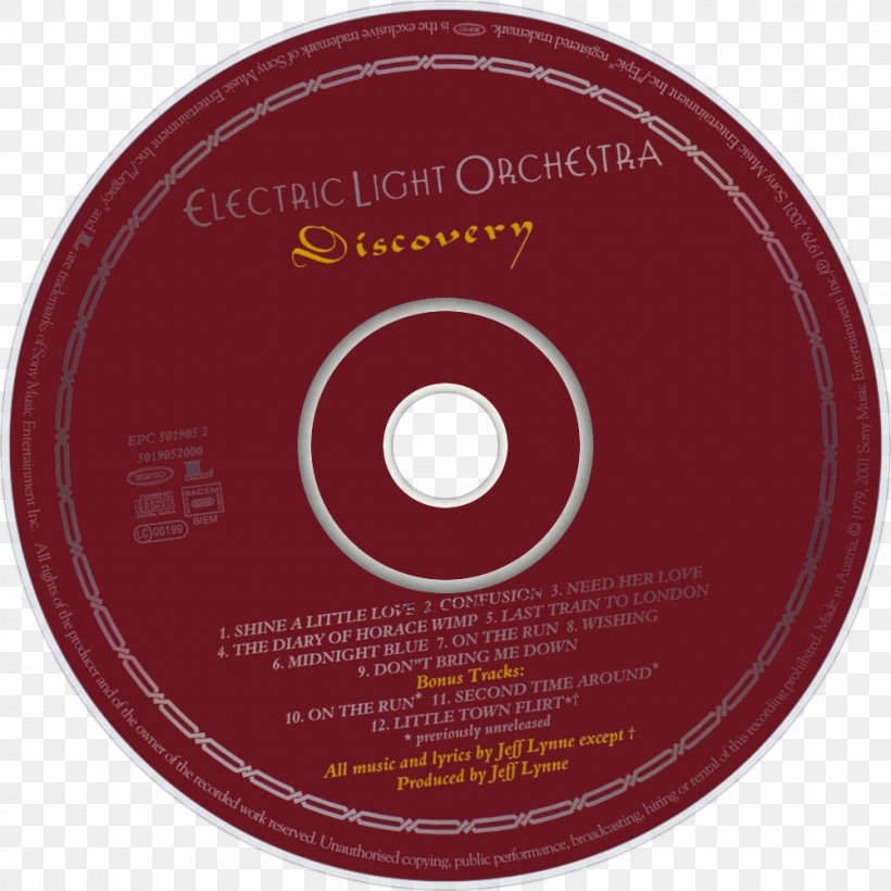 Compact Disc All Over The World: The Very Best Of Electric Light Orchestra Discovery Album, PNG, 1000x1000px, Watercolor, Cartoon, Flower, Frame, Heart Download Free