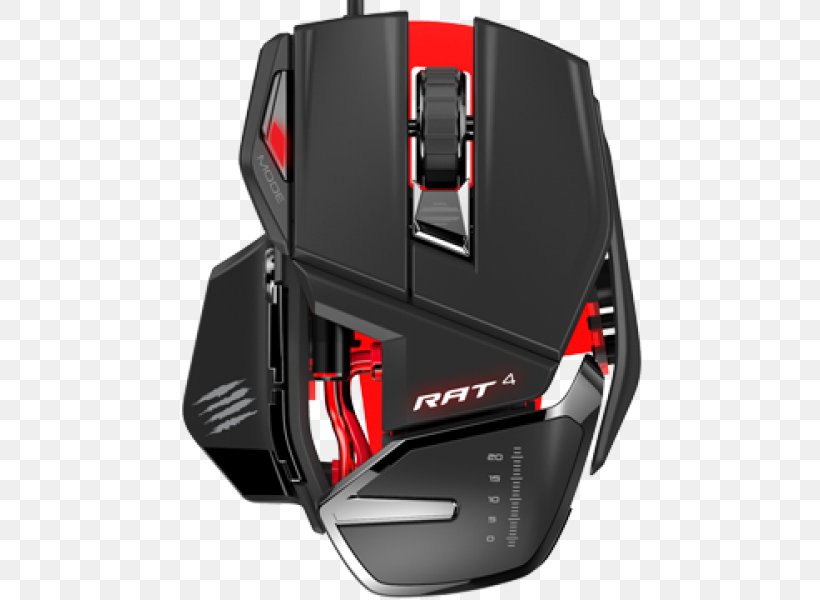 Computer Mouse Mad Catz Rat 4 Optical Gaming Mouse For Pc Mcb4373100a3041 Video Game Dots Per Inch, PNG, 600x600px, Computer Mouse, Computer, Computer Component, Dots Per Inch, Electronic Device Download Free