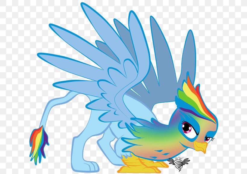 Rainbow Dash Twilight Sparkle My Little Pony Griffin, PNG, 633x578px, Rainbow Dash, Animated Cartoon, Area, Art, Artwork Download Free