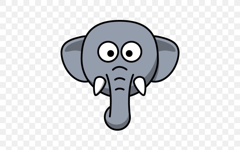 Computer Mouse Mouse Mats Own Memory Elephantidae Clip Art, PNG, 512x512px, Computer Mouse, African Elephant, Android, Black And White, Cartoon Download Free