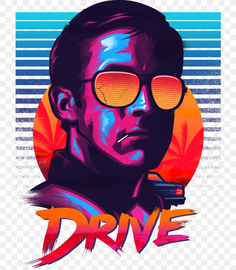 Film Poster Art Electro-wave, PNG, 1200x1371px, Poster, Album Cover, Art, Drive, Eyewear Download Free