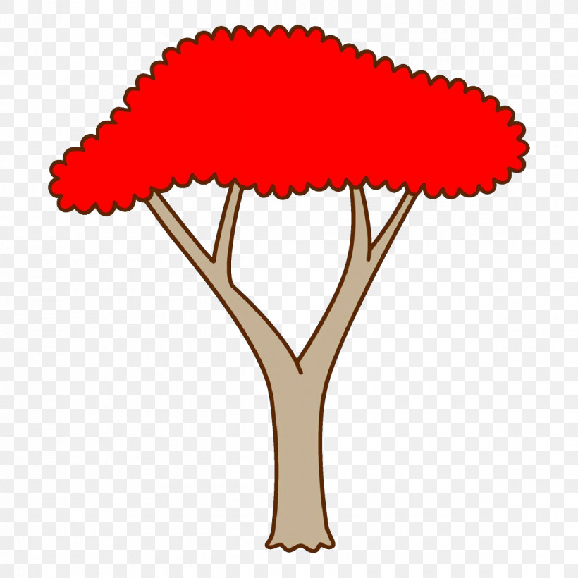 Red Tree Plant, PNG, 1200x1200px, Red, Plant, Tree Download Free