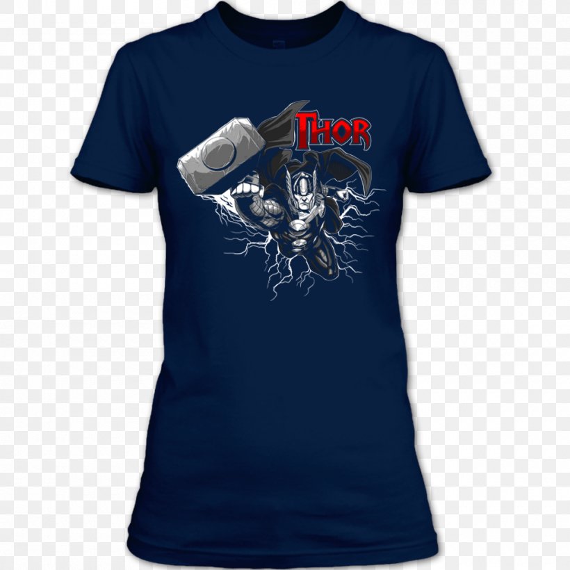 T-shirt Thor Hoodie Sons Of Odin, PNG, 1000x1000px, Tshirt, Active Shirt, Avengers Film Series, Blue, Brand Download Free