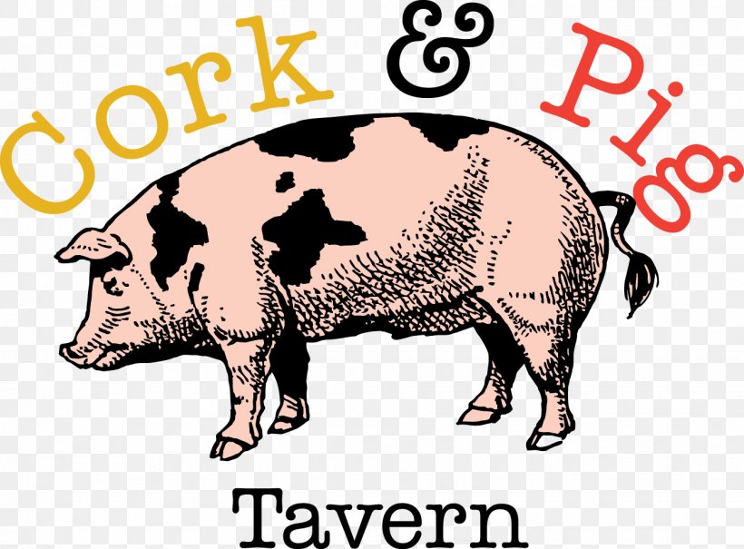 Domestic Pig Ox Cork & Pig Tavern Cattle, PNG, 1336x986px, Domestic Pig, Cartoon, Cattle, Cattle Like Mammal, Cork Pig Tavern Download Free