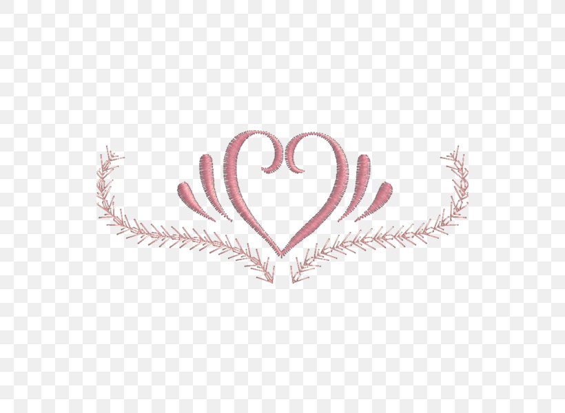 Heart Embroidery Curve Ornament Font, PNG, 600x600px, Watercolor, Cartoon, Flower, Frame, Heart Download Free