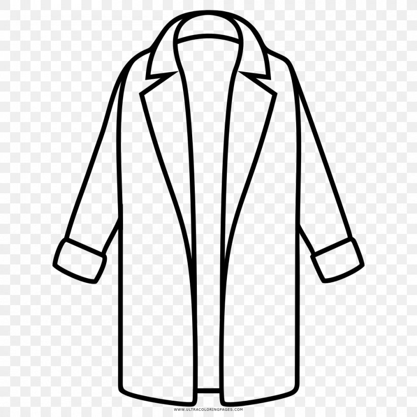 Jacket Coloring Book Coat Drawing Cape, PNG, 1000x1000px, Jacket, Ausmalbild, Black, Black And White, Cape Download Free