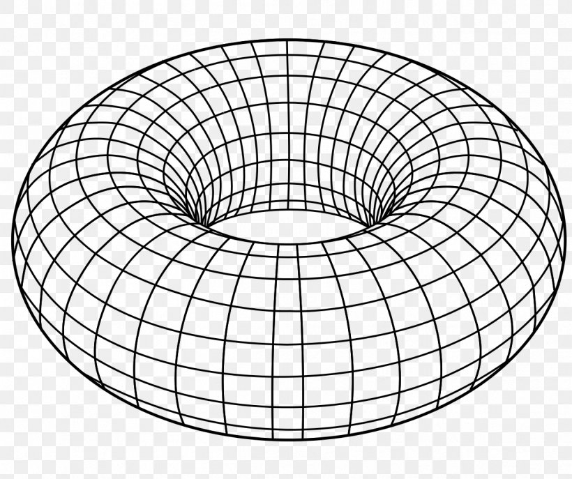 Torus Shape Of The Universe Sphere Geometry, PNG, 1221x1024px, Torus, Area, Black And White, Ellipse, Furniture Download Free