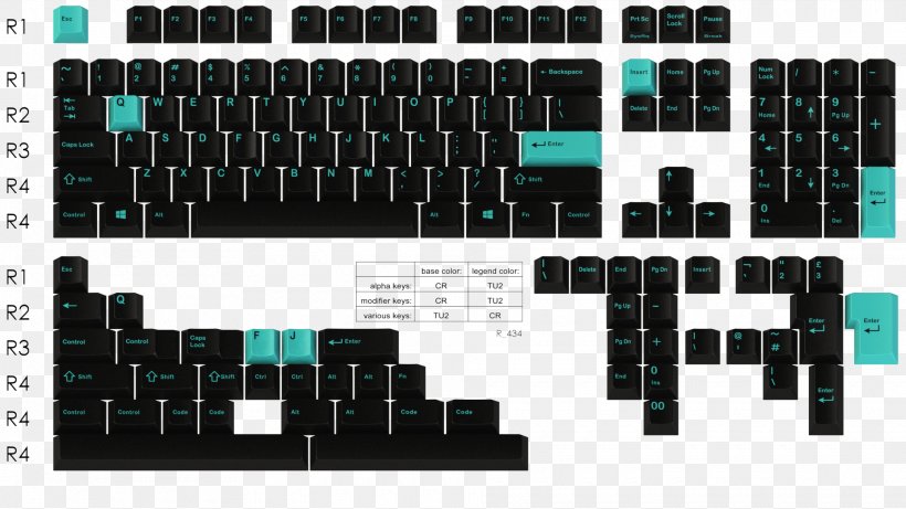 Computer Keyboard Color Blue On Black Keycap, PNG, 1920x1080px, Watercolor, Cartoon, Flower, Frame, Heart Download Free