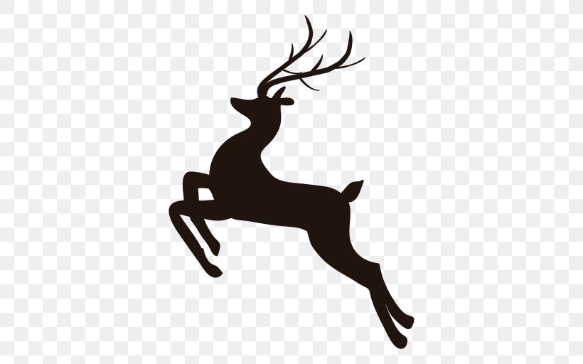 Reindeer Clip Art, PNG, 512x512px, Reindeer, Antler, Black And White, Deer, Horse Like Mammal Download Free