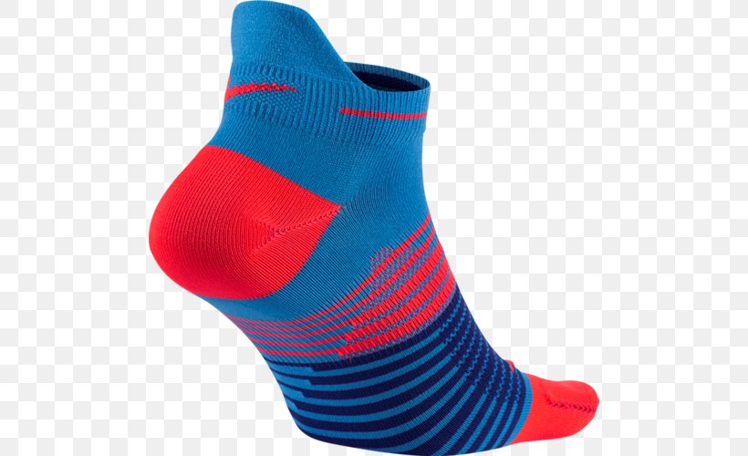 Sock Amazon.com Nike Dry Fit Running, PNG, 500x500px, Sock, Amazoncom, Clothing Accessories, Cobalt Blue, Dry Fit Download Free