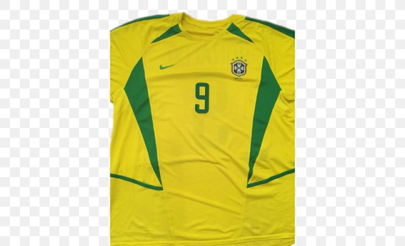 T-shirt Brazil National Football Team 2002 FIFA World Cup Jersey, PNG, 500x500px, 2002 Fifa World Cup, Tshirt, Active Shirt, Brazil National Football Team, Clothing Download Free