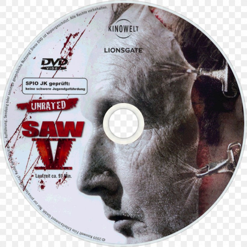 Blu-ray Disc DVD YouTube Saw Compact Disc, PNG, 1000x1000px, 2008, Bluray Disc, Compact Disc, Cover Art, Dvd Download Free