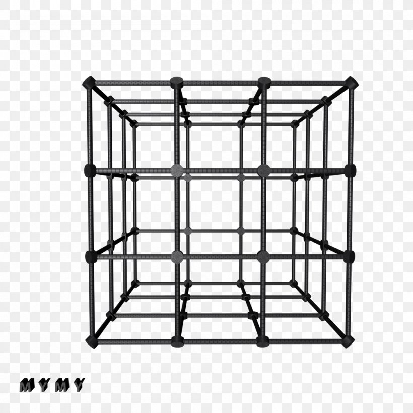 Cage Three-dimensional Space 3D Computer Graphics, PNG, 1000x1000px, 3d Computer Graphics, Cage, Area, Art, Black And White Download Free