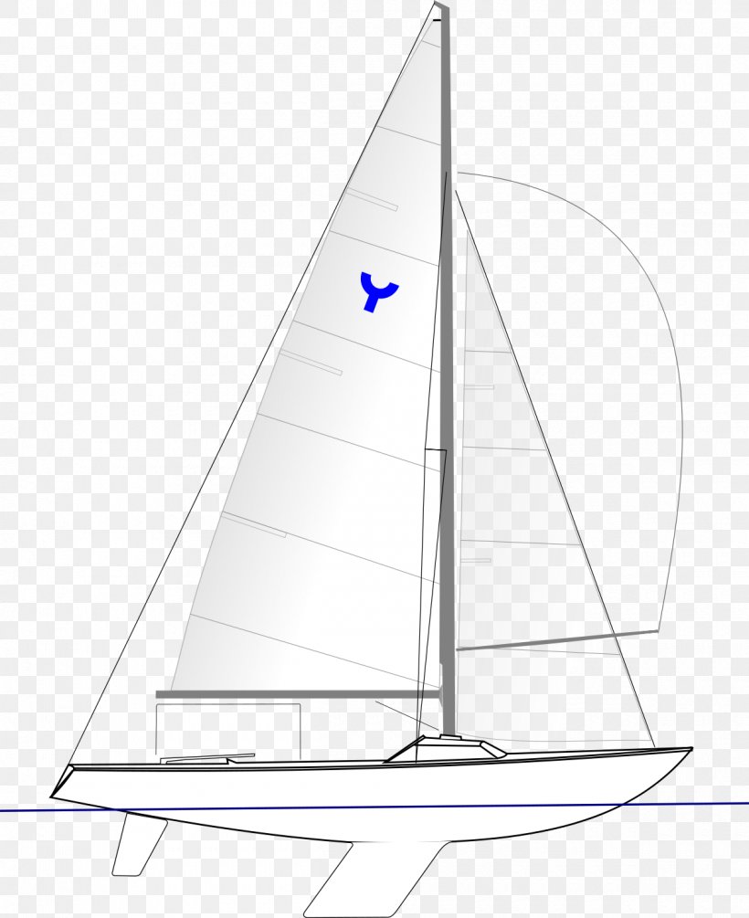 Sailboat Sailing Yngling, PNG, 1200x1471px, Sailboat, Black And White, Boat, Cat Ketch, Dinghy Download Free
