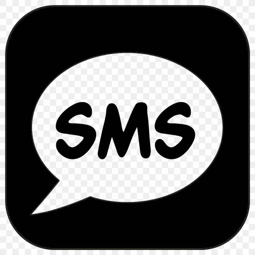 SMS Text Messaging IMessage Email, PNG, 1000x1000px, Sms, App Store, Black And White, Blackberry, Brand Download Free