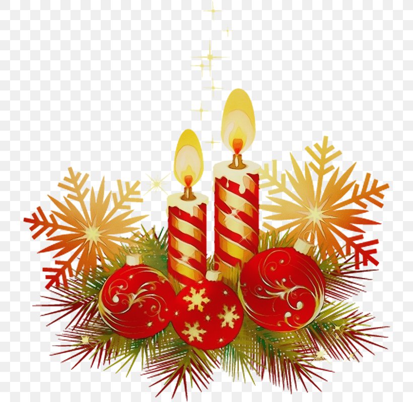 Christmas And New Year Background, PNG, 730x800px, Watercolor, Birthday Candle, Candle, Christmas, Christmas Day Download Free