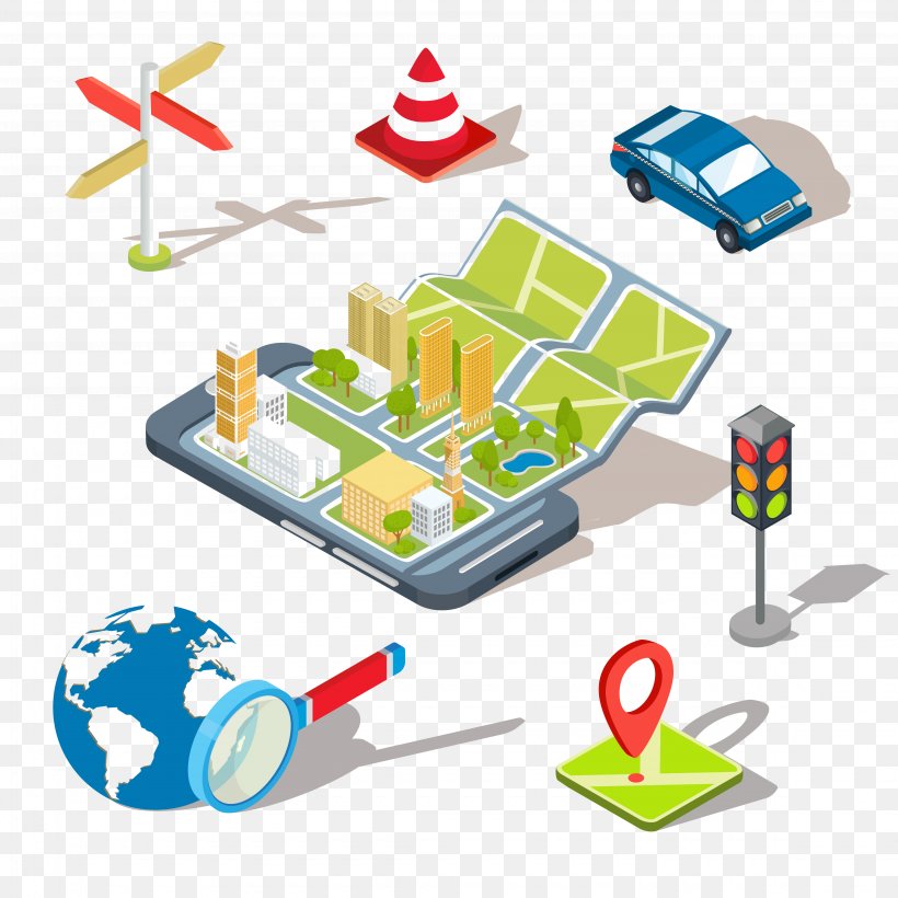 GPS Navigation Software GPS Navigation Systems Global Positioning System, PNG, 4500x4500px, Gps Navigation Software, Android, Area, Artwork, Global Positioning System Download Free