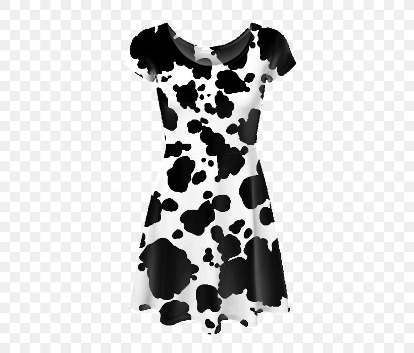 Cocktail Dress Polka Dot Cattle Sleeve, PNG, 700x700px, Dress, Black, Black M, Cattle, Clothing Download Free