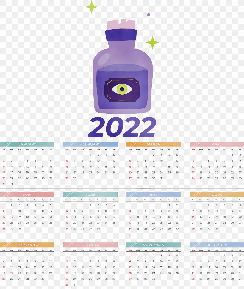 Font Calendar System Bottle Meter, PNG, 2536x2999px, Watercolor, Bottle, Calendar System, Meter, Paint Download Free